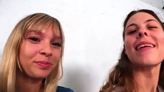Bratty Foot Girls Halee Kristina Caught Staring Now Shrink