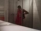 my wonderful stepmom spied in the shower