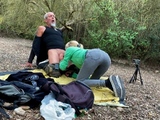 STEP-BROTHER AND BLONDE LATINA MILF BLOWJOB ON THE MOUNTAIN